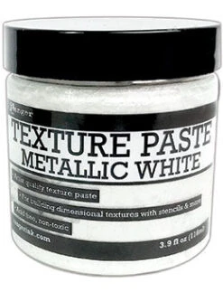Ranger Metallic White Texture Paste