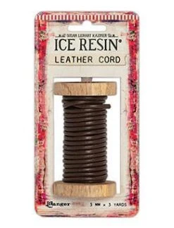 ICE Resin® Leather Cord 3.0mm Brown