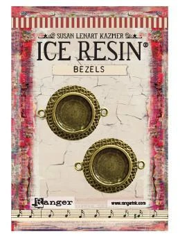 ICE Resin® Milan Bezels: Antique Bronze Small Circle, 2pcs. 3 ICE Resin® Milan Bezels: Antique Bronze Small Circle, 2pcs.