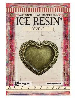 ICE Resin® Milan Bezels: Antique Bronze Large Heart, 1pc. 3 ICE Resin® Milan Bezels: Antique Bronze Large Heart, 1pc.