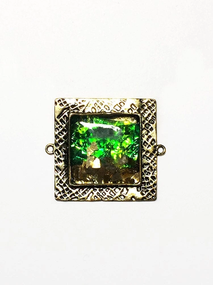 ICE Resin® Milan Bezels: Antique Bronze Medium Square, 1pc. 4 ICE Resin® Milan Bezels: Antique Bronze Medium Square, 1pc. - Image 2