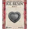 ICE Resin® Milan Bezels: Antique Silver Medium Heart, 1pc.
