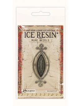 ICE Resin® Rune Bezels: Antique Silver Small Ellipse 3 ICE Resin® Rune Bezels: Antique Silver Small Ellipse
