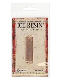 ICE Resin® Industrial Bezel Collection Rose Gold Medium Rectangle