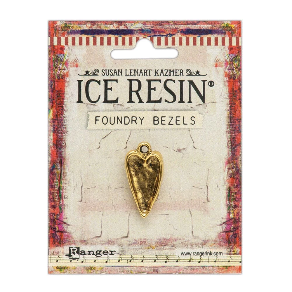 ICE Resin® Foundry Bezel Hammered Heart 3 ICE Resin® Foundry Bezel Hammered Heart
