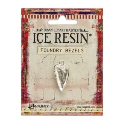 ICE Resin® Foundry Bezel Hammered Heart 5 ICE Resin® Foundry Bezel Hammered Heart -RANGER ART SUPPLIES IRB73390 FoundryBezel HammeredHeart Silver