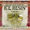 ICE Resin® Findings 8mm End Caps & Jump Rings: Antique Bronze 1 ICE Resin® Findings 8mm End Caps & Jump Rings: Antique Bronze -RANGER ART SUPPLIES IRF58489 Findings 8mmEndCapJRings12pcs AntiqueBronze