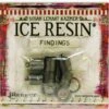 ICE Resin® Findings 8mm End Caps & Jump Rings: Antique Silver -RANGER ART SUPPLIES IRF58496 Findings 8mmEndCapJRings12pcs AntiqueSilver