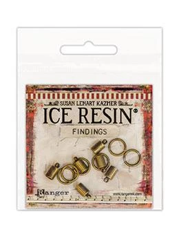 ICE Resin® Findings 5mm End Caps & 10mm Jump Rings: Antique Bronze 3 ICE Resin® Findings 5mm End Caps & 10mm Jump Rings: Antique Bronze