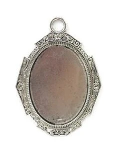 Rue Romantique Large Oval Antique Silver Closed Bezel, 1 Pc. -RANGER ART SUPPLIES KR109SP CLOSED 260x340 0ea60a93 d65c 4478 a322 96d2e914c044
