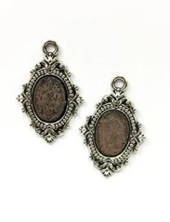 Rue Romantique Oval Antique Silver Small Closed Bezel, 2 Pcs. 5 Rue Romantique Oval Antique Silver Small Closed Bezel, 2 Pcs. -RANGER ART SUPPLIES KR111SP CLOSED 260x340 419d918e 2a00 4ce4 9ec3 3395ad7a7d2e