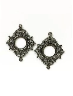 Rue Romantique Small Diamond Filigree Silver Open Bezel, 2 Pc. 5 Rue Romantique Small Diamond Filigree Silver Open Bezel, 2 Pc. -RANGER ART SUPPLIES KR113SP OPEN 260x340 7d187c58 a1fd 4b4e b8d6 3ad741d3e7ec