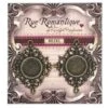 Rue Romantique Small Diamond Filigree Brass Closed Bezel, 2 Pc. 2 Rue Romantique Small Diamond Filigree Brass Closed Bezel, 2 Pc. -RANGER ART SUPPLIES KR113 BrassClosed