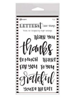 Letter It™ Clear Stamp Set - Thank You