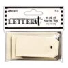 Letter It™ Ivory & Grey Assorted Tags, 18pc -RANGER ART SUPPLIES LES59356 260x340 2aec5835 52ae 4f61 a785 09b41fcdb914
