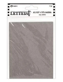 Letter It™ Grey A2 Cardstock 4.25" X 5.5", 12pc