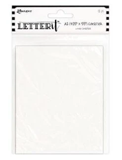 Letter It™ White Cardstock 4.25 X 5.5, 12PCS
