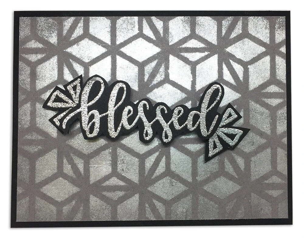 Letter It™ Background Stencil Puzzled Mosaic 4 Letter It™ Background Stencil Puzzled Mosaic - Image 2