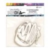 Dina Wakley Media Chipboard Shapes Basics -RANGER ART SUPPLIES MDA65913 ChipboardShapes Basics