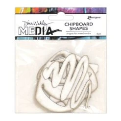 Dina Wakley Media Chipboard Shapes Basics