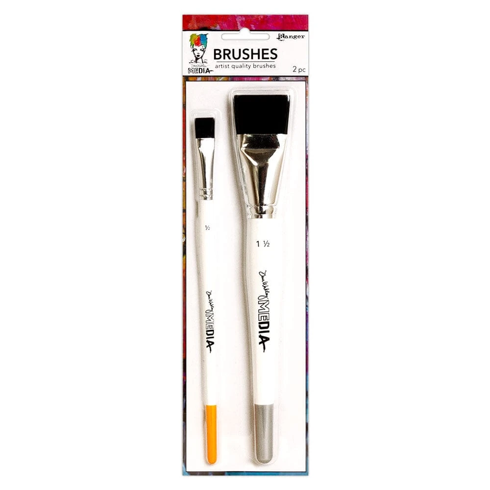 Dina Wakley MEdia Brush Set 2pk 3 Dina Wakley MEdia Brush Set 2pk