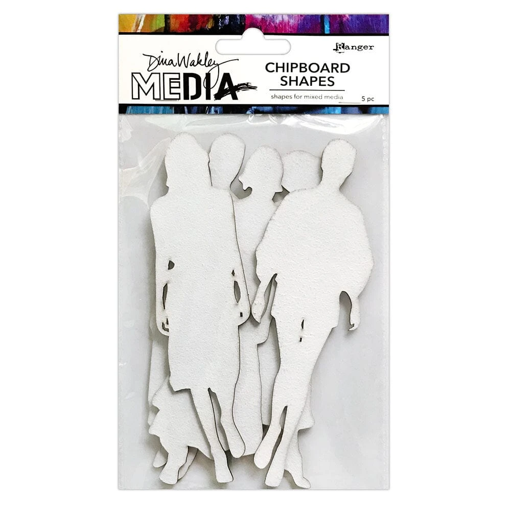 Dina Wakley Media Chipboard Shapes The Women 3 Dina Wakley Media Chipboard Shapes The Women