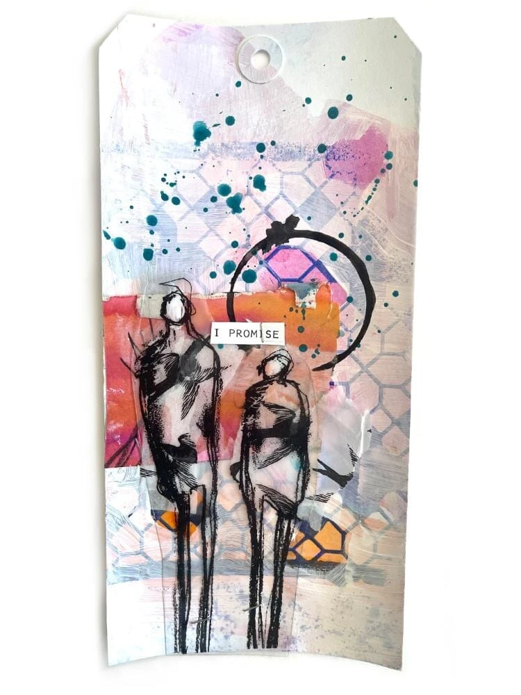 Dina Wakley Media Transparencies - Frames & Figures Set 1 4 Dina Wakley Media Transparencies - Frames & Figures Set 1 - Image 2