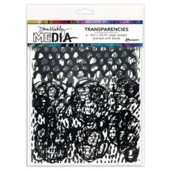 Dina Wakley Media Transparencies - Pattern Play Set 1