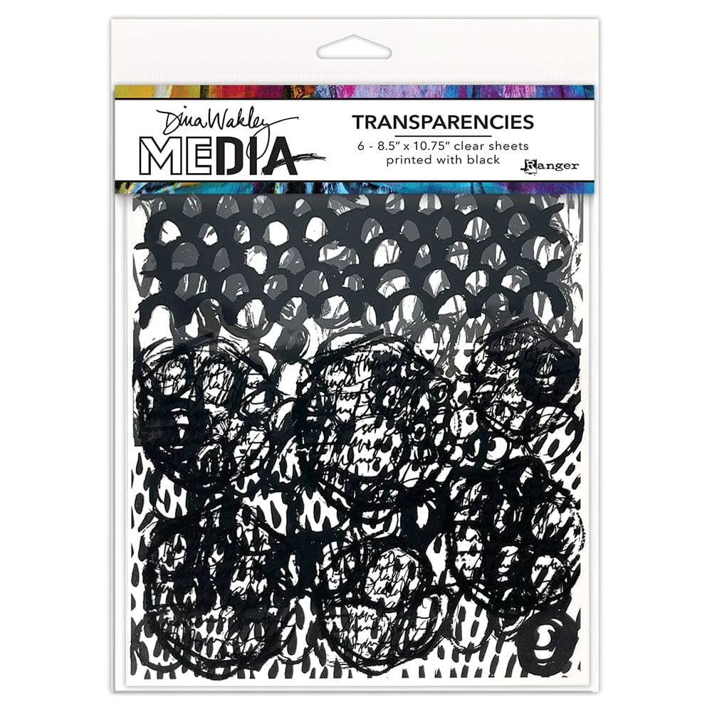 Dina Wakley Media Transparencies - Pattern Play Set 1 3 Dina Wakley Media Transparencies - Pattern Play Set 1