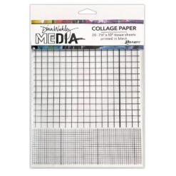 Dina Wakley Media Collage Paper - Grid