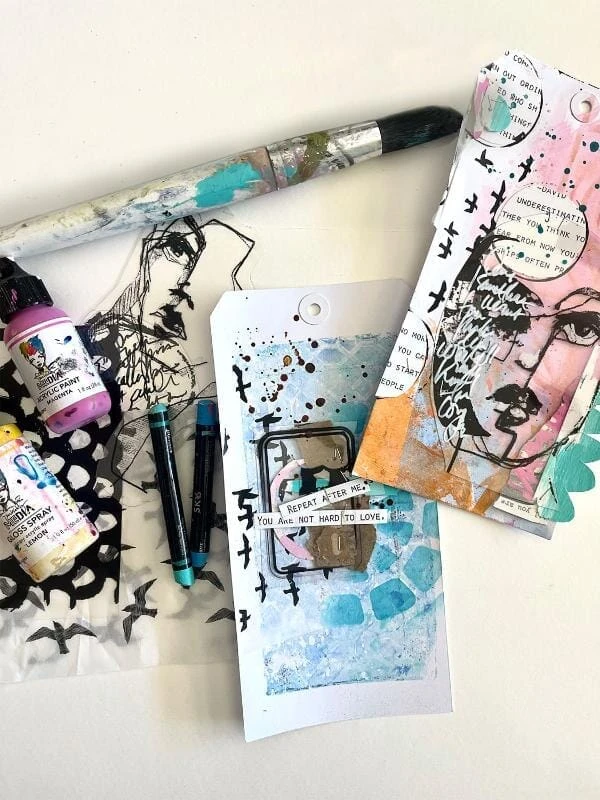 Dina Wakley MEdia Large Round Brush 4 Dina Wakley MEdia Large Round Brush - Image 2