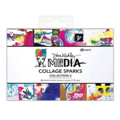 Dina Wakley Mixed Media Collage Sparks Collection 2