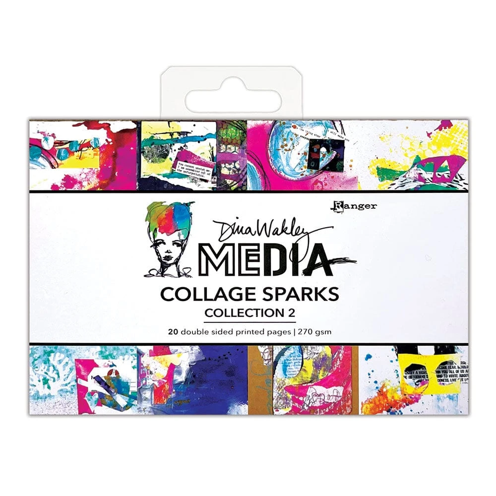 Dina Wakley Mixed Media Collage Sparks Collection 2 3 Dina Wakley Mixed Media Collage Sparks Collection 2