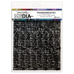 Dina Wakley Media Transparencies - Typography Set 1