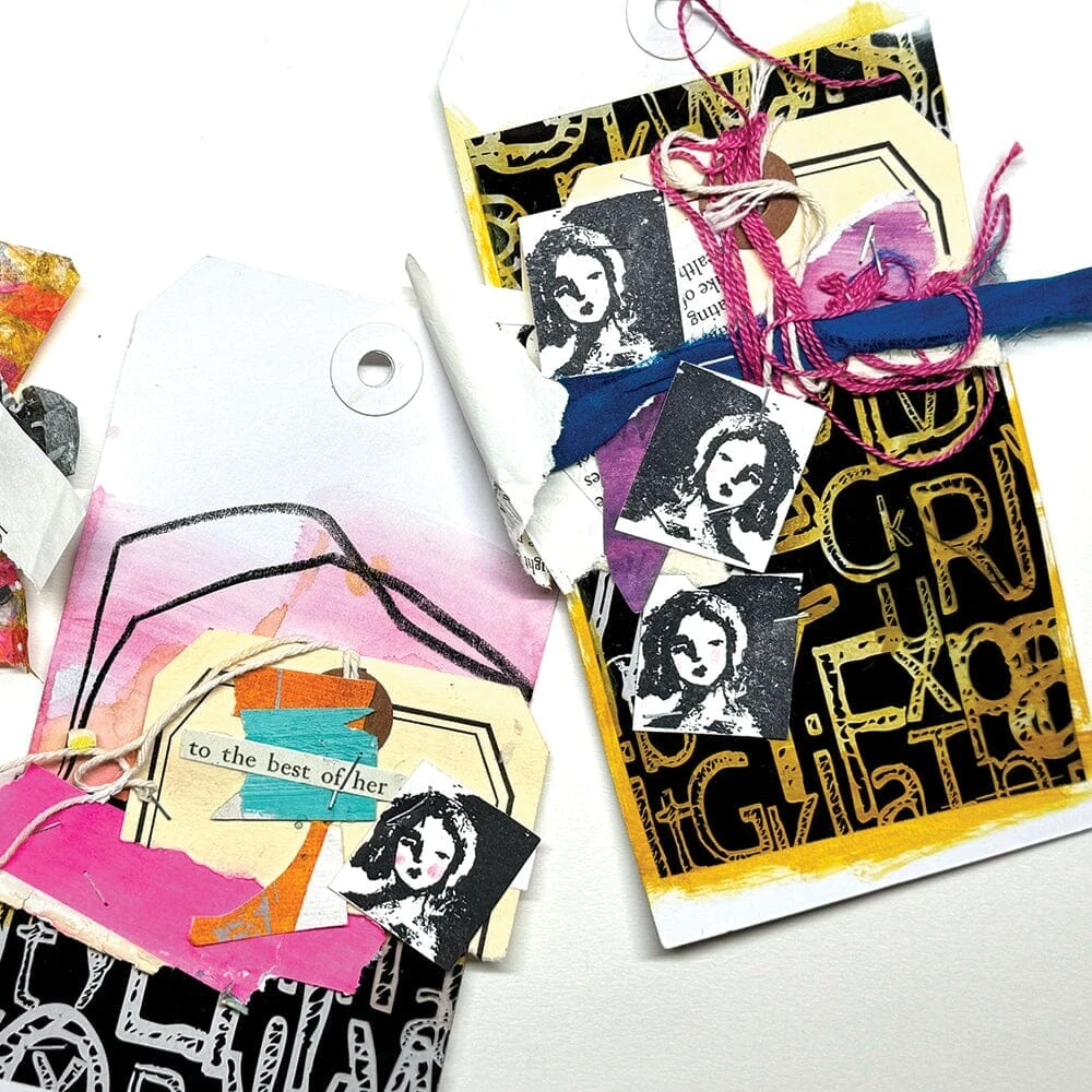 Dina Wakley Media Transparencies - Typography Set 1 4 Dina Wakley Media Transparencies - Typography Set 1 - Image 2