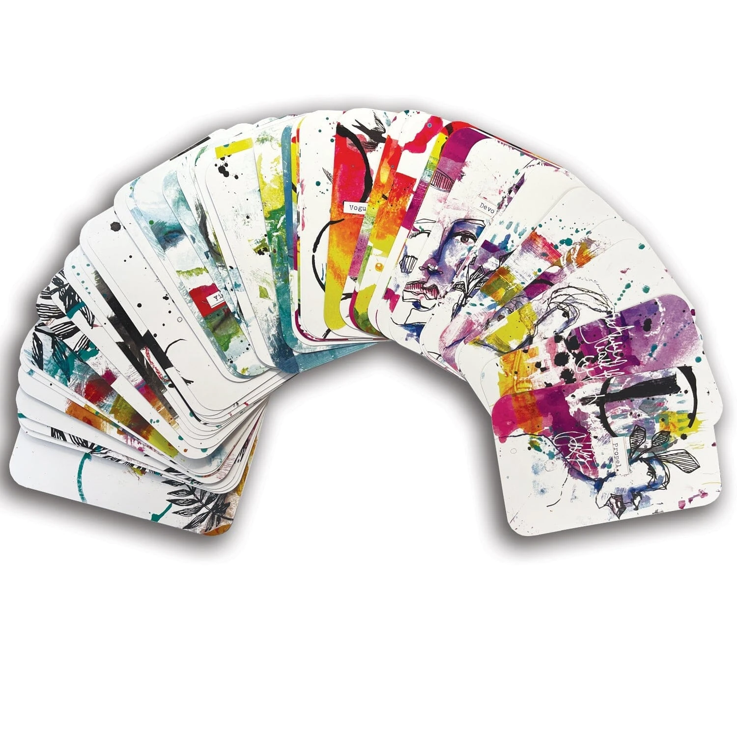 Dina Wakley Mixed Media Art Cards 6 Dina Wakley Mixed Media Art Cards - Image 4