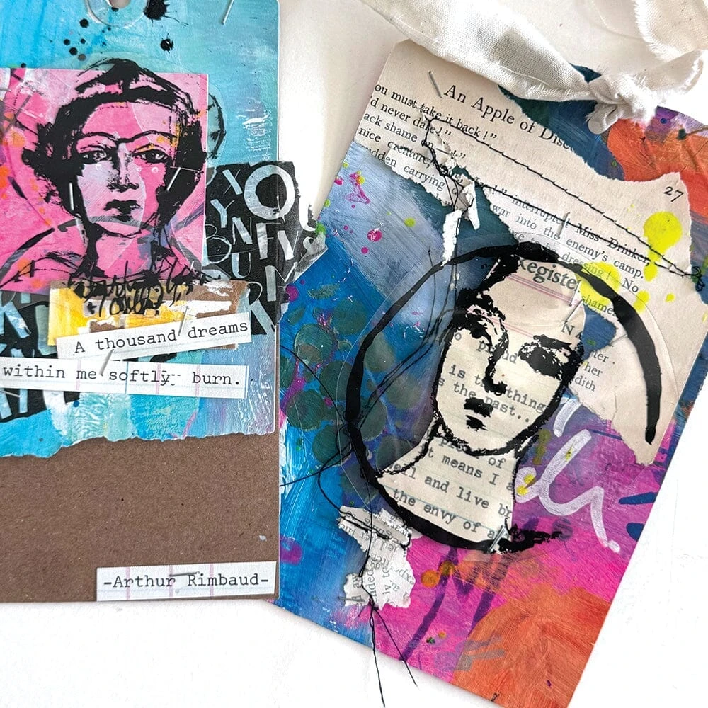 Dina Wakley Mixed Media Art Cards 5 Dina Wakley Mixed Media Art Cards - Image 3