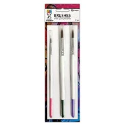 Dina Wakley MEdia Soft Bristle Brush Set 3pk