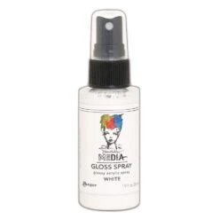 Dina Wakley Media Gloss Spray White, 2oz