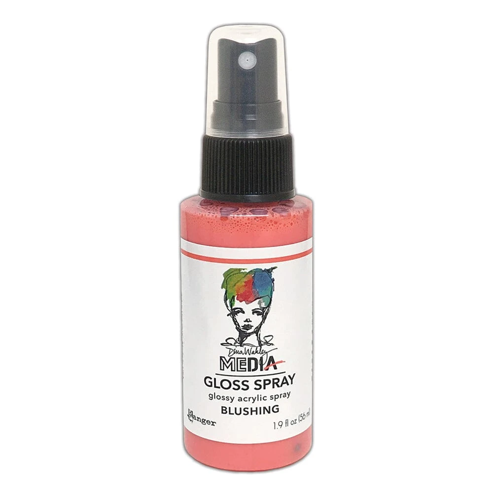 Dina Wakley Media Gloss Spray Blushing, 2oz 3 Dina Wakley Media Gloss Spray Blushing, 2oz