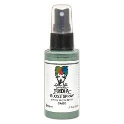 Dina Wakley Media Gloss Spray Sage, 2oz