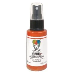 Dina Wakley Media Gloss Spray Tangelo, 2oz
