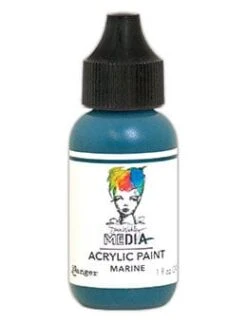 Dina Wakley Media Acrylic Paint Marine, 1oz