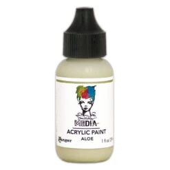 Dina Wakley Media Heavy Body Acrylic Paint Aloe, 1oz