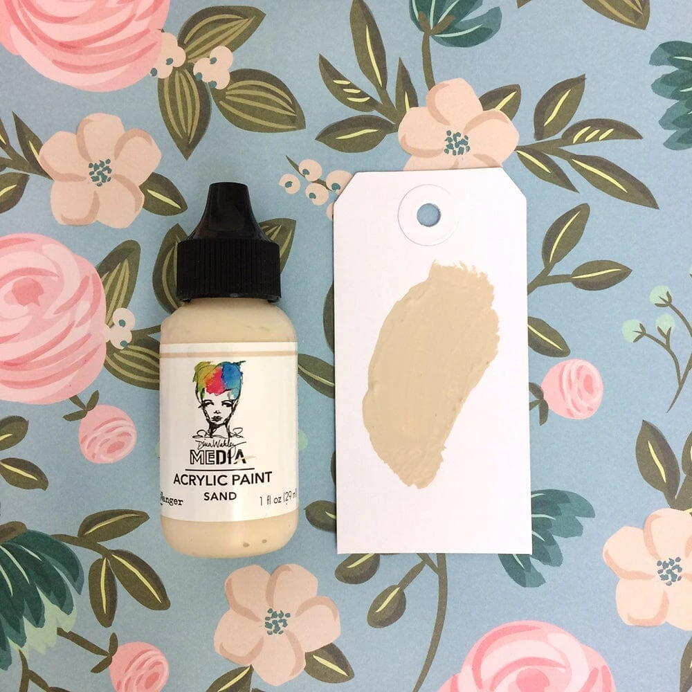 Dina Wakley Media Heavy Body Acrylic Paint Sand, 1oz 3 Dina Wakley Media Heavy Body Acrylic Paint Sand, 1oz - Image 2