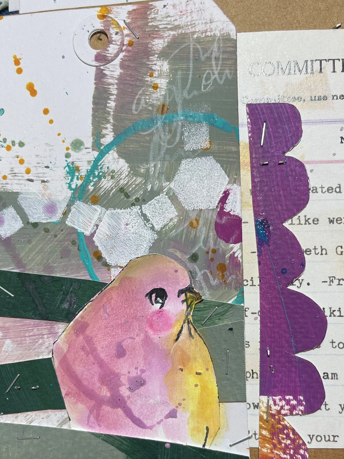 Dina Wakley MEdia Acrylic Paint Orchid, 1oz 4 Dina Wakley MEdia Acrylic Paint Orchid, 1oz - Image 2