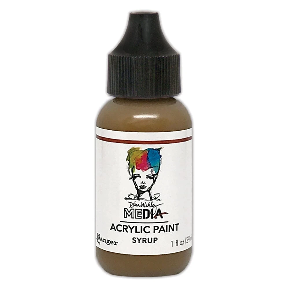 Dina Wakley MEdia Acrylic Paint Syrup, 1oz 3 Dina Wakley MEdia Acrylic Paint Syrup, 1oz
