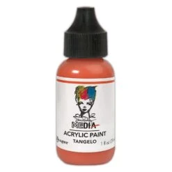 Dina Wakley MEdia Acrylic Paint Tangelo, 1oz