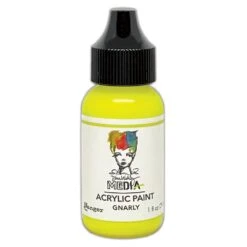 Dina Wakley MEdia Acrylic Paint Gnarly, 1oz