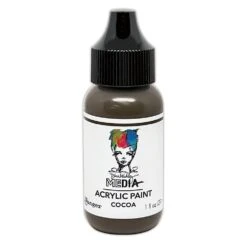 Dina Wakley MEdia Acrylic Paint Cocoa , 1oz
